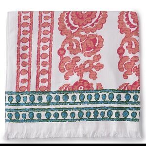Southern Living x Nellie Howard Ossi Collection Print Beach Towel, NWT